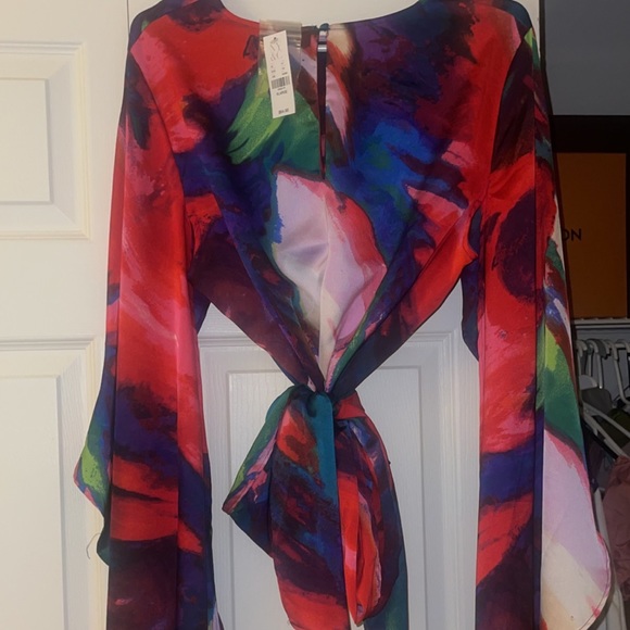 ny&c multi colored blouse - Picture 3 of 3